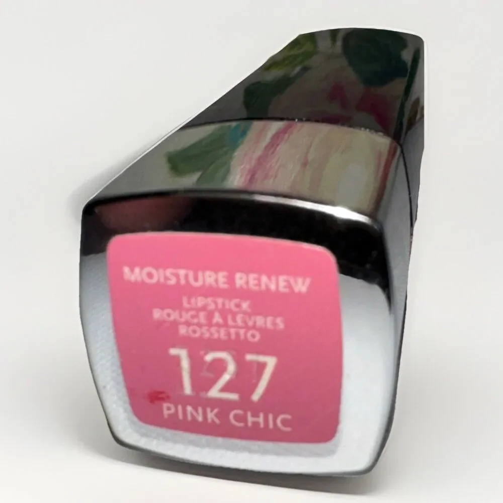 Rimmel Moisture Renew Lipstick 127 Pink Chic nicked